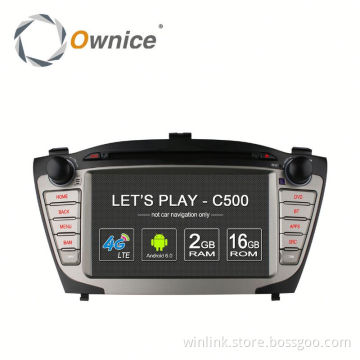 Ownice 4 Core Android 6.0 Car stereo for Hyundai ix35 2009 2010 2011 support TV OBD DAB GPS NAVI RADIO Built 4G LTE